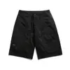 Shorts de Trabalho Novos de Verão para Jovens, Marca da Moda Tendência, Bolsos Grandes Únicos, Calça Casual Retro de Cinco Pontos com Zíper