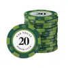 Fichas de Poker, Mahjong, Fichas de Texas Hold'Em Poker, Cartas, Peças Especiais para Sala de Xadrez e Cartas, Conjunto de Cartas de Alto Padrão, Fichas de Poker Dupla Face