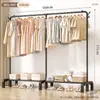 Varal de Chão para Quarto, Varão de Roupa para Varanda de Casa, Cabide Simples, Varal para Casa de Aluguel, Rack de Armazenamento com Varão para Pendurar