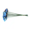 Borboleta de Simulação de 7cm Haste Arranjo de Flores Vasos Jardinagem Jardim Decoração de Casa Embelezamento Decoração de Planta Verde