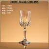 Taça de Vinho Tinto de Vidro de Cristal Vermelho com Diamante Taça de Vinho Doméstica Taça de Champanhe Taça de Vinho Pode Ser Adicionada com Logo