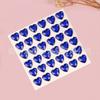 10mm 36 Corazón de Durazno Niños DIY Manual Facial Decorativo Adhesivo Acrílico Diamante Pegatinas