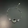 Pulsera con Colgante Redondo de Circonita Super Brillante, Moderna, Sencilla, Lujosa, de Gama Alta, Versátil, Exquisita Joyería para Mujer