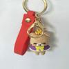 Dibujos Animados Lindo Silicona Creativo Oso Lindo Bolso de Libro para Mujer Colgante Muñeco Cadena para Coche Colgante para Pareja Llavero