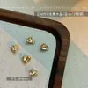 Arte de Uñas 2025 Nuevo Estilo Maillard Fondo Puntiagudo Diamante Celebridad de Internet Estilo Caliente Otoño e Invierno Cuadrado Grueso Color Rojo Café Diamante Estéreo Joyería para Uñas