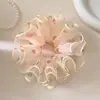 Nueva Colección Estilo Coreano de Gomas para el Cabello de Doble Capa de Alta Gama con Adorno de Encaje y Accesorios para el Cabello