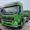 Exportar para Libéria Usado Trator Cavalo Mecânico Semi-reboque Howo V7 6*4 Transporte de Longa Distância Logística Modelo 371 Cavalos de Potência