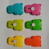 Mini cúter de oso de dibujos animados, abrecartas portátil, cortador de papel para manualidades de estudiante estilo macarrón, disponible en varios colores