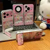 Funda de teléfono con temática de gato adecuada para iPhone 16 Pro Max y Apple 17, funda electrochapada de cambio instantáneo