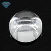 Pedra Solta de Zircônia Cúbica Sintética Curvada Huagang Gemstone Redonda Fundo Plano Lisa Zircônia Branca Simples Joia Cravejada