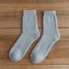 Meias de lã super grossas, meias de lã de coelho grossas e quentes para o inverno, meias masculinas forradas com lã, meias de lã grossas no atacado