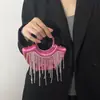 Bolso Pequeño con Borla 2026, Bolso de Noche de Comercio Exterior, Bolso de Hombro, Bolso Cruzado para Labial, Bolso de Noche Transfronterizo para Mujer