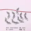 Cuentas de alas de plata de Xizang 100 en un paquete para pulsera collar pendientes de aleación vintage DIY Accesorios Joker Especial transfronterizo