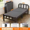 Cama plegable, cama sencilla, cama portátil de acompañante, cama para siesta en la oficina, cama individual económica para viviendas de alquiler, cama sencilla estilo militar
