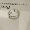 Anillo de Flor Cosida Exquisito, Sencillo, Ligero y de Lujo para Mujer, Joyería de Mano de Alta Gama Exquisita, Moderna, Elegante, Versátil