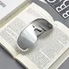 Óculos de sol esportivos para ciclismo de armação grande para atividades ao ar livre, novos, transfronteiriços, para homens e mulheres, óculos de sol à prova de vento para esqui e montanhismo