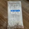 Bridas de Nylon Autocierre Blancas Correas de Arnés de Cableado de Plástico Tensor Correas de Amarre Desechables Cables de Amarre de Plástico para Exportación