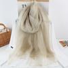 Bufanda de Seda de Morera Estilo Nuevo Primavera 2026 Chal con Protección Solar para Mujer Bufanda de Seda y Mohair Doble Capa Primavera y Otoño Venta al por Mayor