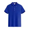Nueva camisa polo de verano loka de manga corta con solapa logo personalizado grupo de negocios ropa de trabajo bordado para hombre venta al por mayor