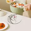Nuevo Alfombrilla de Ratón Estilo Chino Posavasos Pequeño Redondo Aislante Simple Clásico Posavasos para Ollas Alfombrilla Antideslizante Comedor Cocina Posavasos para Ollas Venta al por Mayor
