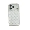 Funda para Teléfono Móvil Estilo Coreano Ins Oso Lindo 17Promax Adecuada para 16Promax Pegamento 15Pro/14Pro Puntos