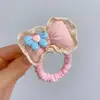 Diadema de Gato a Cuadros de Encaje Color Caramelo para Todo el Cuerpo, Cuerda para Cola de Caballo Estilo Dulce y Lindo para Niña, Accesorio para el Cabello al por Mayor