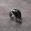 Comercio exterior transfronterizo europeo y americano lote directo moda Personalidad de hombre puede abrir cabeza de tiburón anillo de titanio anillo de acero inoxidable hip hop anillo de acero inoxidable