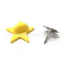 Venta al por mayor de fábrica PVC TPR NP ABS tapa de goma de estrella de cinco puntas tapa de goma negra tapa de plástico de color plástico aguja Stinger de plástico