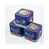 Caja de hojalata Caja de almacenamiento Vela perfumada Jabón artesanal Caja de hojalata Caja de embalaje para regalo de Navidad Procesamiento según planos y muestras