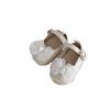 Zapatos de Bebé Niña Estilo Verano 2026 de Seersucker con Lazo, Versátiles, Transpirables, Antideslizantes, Resistentes al Desgaste, Zapatos de Suela Suave para Todas las Estaciones