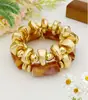 Nuevo Pulsera de Joyería Estilo Retro Brillante Dulce y Fresco Exagerada Popular Transfronteriza Europea y Americana Pulsera de Perlas de Imitación Estilo Punk para Mujeres