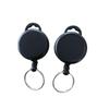 Fivela de puxar fácil preta 3,5 cm personalizada cordão grosso anti-perda fivela ABS puxar fácil chaveiro novo