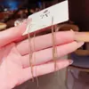 Brincos de Franja com Corrente Prateada Estilo 2026 para Mulheres, Elegantes e Modernos, Brincos Exquisitos da Moda e Únicos para Mulheres
