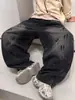 Novedad Otoño Jeans para Niños Ropa Infantil Niños Niños Estudiantes de Secundaria Versátiles Pantalones Largos de Mezclilla Pantalones Infantiles Modernos