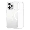 Funda de Teléfono Magnética de PC Altamente Transparente para Apple 17 Pro Max, Diseño de Signo de Interrogación, Adecuada para iPhone 16 Funda Dura, Cubierta Protectora Creativa para 14