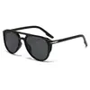 Gafas de Sol de Estilo Coreano Gafas de Sol de Alta Gama con Doble Puente Estilo Vintage de Nicho Estilo Celebridad de Internet