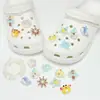 Novos charms de estrela-do-mar e água-viva transparentes para tamancos, fivelas de decoração para sapatos, charms de corrente de contas DIY removíveis