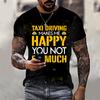 2025 Verano Transfronterizo 3D Color Puro Graffiti Estilo Resort Ropa Suelta y Cómoda Adulto Hombre y Mujer Camiseta de Manga Corta Cuello Redondo