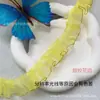 Cortina de Renda Pregueada com Borda Dourada 2 cm Renda Acessórios Têxteis para Casa Peças de Material DIY Borda de Renda