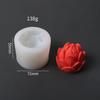 Molde tridimensional para velas perfumadas con loto, molde de silicona para jabón hecho a mano, mousse, repostería creativa, pastel