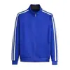 Conjunto deportivo de moda para primavera y otoño para hombres y mujeres, con diseño de tres rayas, ropa atlética casual, conjunto de running transfronterizo, cárdigan y pantalones largos, un conjunto de dos piezas