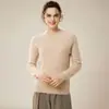 Suéter de cachemira de montaña 100 % puro y grueso para mujer, suéter holgado de talla grande, camisa de punto, otoño e invierno, nuevo