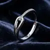 Anel de moda com fivela de ferradura e estampa coração a coração estilo luxo leve feminino design de nicho popular online pulseira moderna requintada