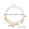 Cadena de Cintura Vintage con Borlas de Lujo Exquisito Perla Sintética Estrella de Mar para Mujer Estilo Bohemio Vacacional Versátil Cadena Corporal de Playa