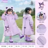 Impermeable Infantil Eav, Una Pieza, Impermeable de Cuerpo Completo, Engrosado, Resistente a la Tormenta, Adecuado para Niñas en Guardería y Niños en la Escuela