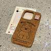 Línea Otoño e Invierno Funda para Teléfono Móvil Western Highland para Apple 15 iPhone16promax Resistente a Caídas 14pro Patrón de Cuero 13x