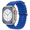 Adecuado para Correa de Apple Watch S10 Correa de Silicona Generación 1-9 Seultra Oficial Estilo Océano Correa de Ola