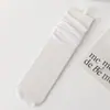 Calcetines para Mujer Primavera y Verano Delgados Estilo Princesa Encaje Encaje Apilado Absorbentes de Sudor Transpirables Malla Cómodos Versátiles de Longitud Media
