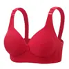 Ropa interior para mujer con push-up, Sujetador para madre de mediana edad, Espalda bonita, Push-up, Sin aros, Cómodo, Transpirable, Recoge el pecho, Anticaída