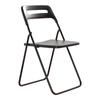 Silla Plegable Nórdica Simple para Hogar Casual con Respaldo Silla de Restaurante Taburete Alquiler para Exposición Silla de Capacitación de Plástico